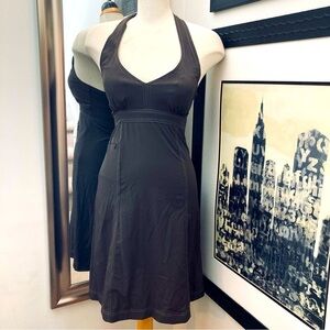 Athleta tie halter dress